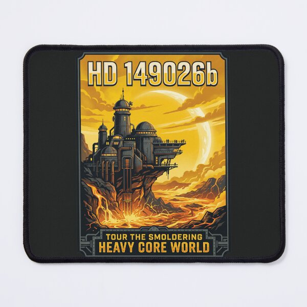 Item preview, HD 149026b Heavy Core Retro NASA Travel Poster designed and sold by RetroRewind Studio.