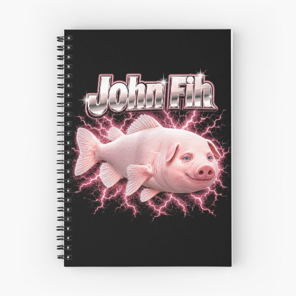 Item preview, John Fih The Legendary Pig-Fish Hybrid Bootleg Brainrot Meme designed and sold by Kitkin.