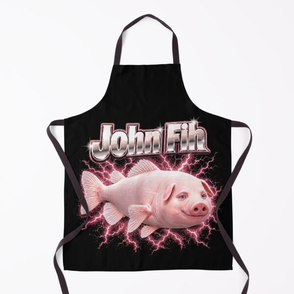 Item preview, John Fih The Legendary Pig-Fish Hybrid Bootleg Brainrot Meme designed and sold by Kitkin.