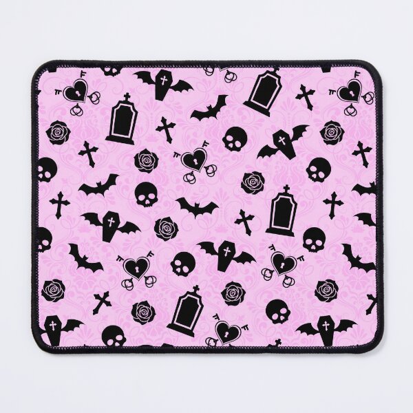 Item preview, Pastel Goth Pink Pattern designed and sold by LittleLinenKitten.