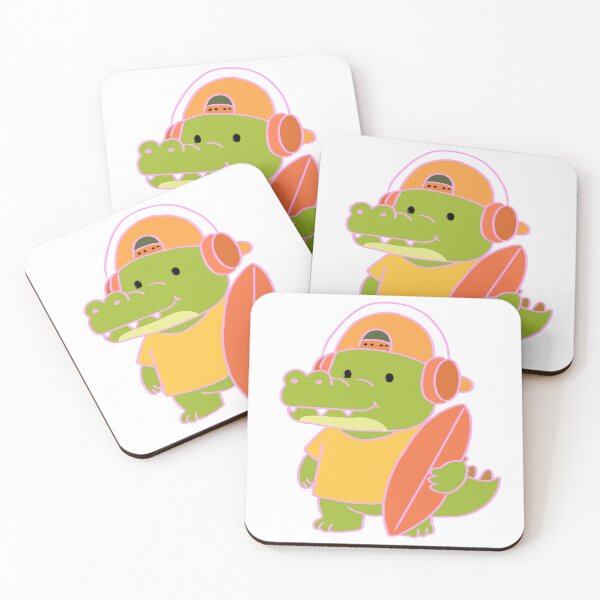 Item preview, surfing croco designed and sold by Vivarium-shop.