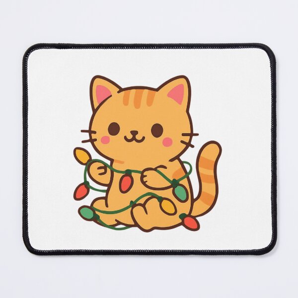 Item preview, Bright Holiday Cat - Cute Christmas Sticker designed and sold by foryouandyours.