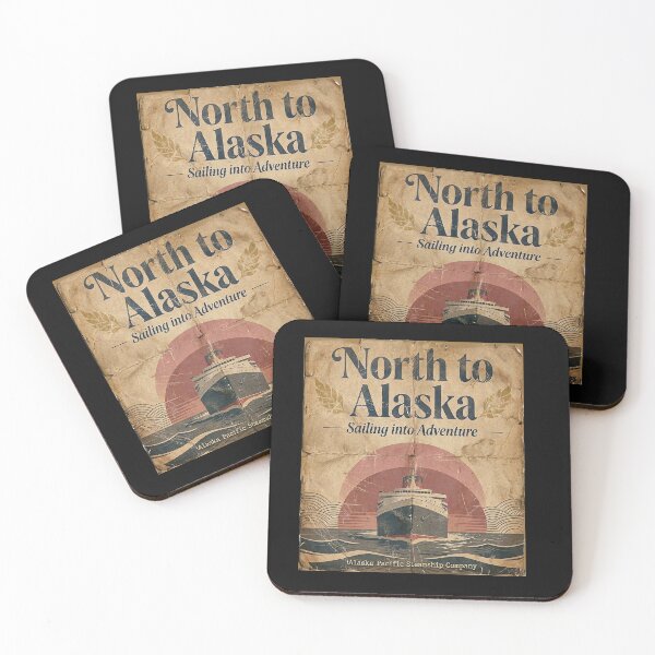 Item preview, Vintage Alaska Cruising Poster designed and sold by Cruiser's Tee Chandlery.