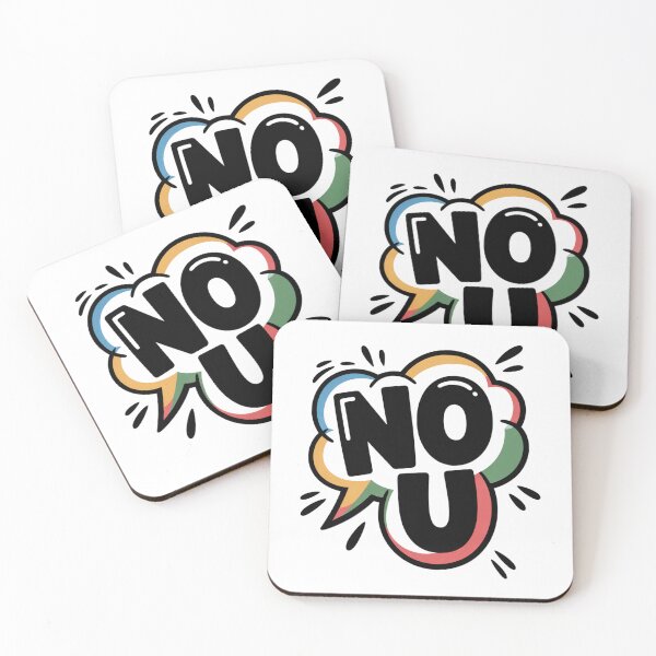 Item preview, No U Funny Comic Text Design designed and sold by LukaRealm.