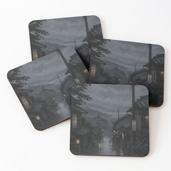 Item preview, Rainy Night in Japanese Street designed and sold by 0606PM.