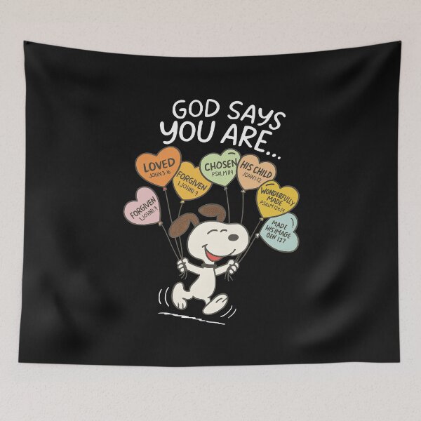 Item preview, God Says You Are Loved Chosen Forgiven Christian Faith Balloon Classic T-Shirt designed and sold by ZWITABLDIYA.