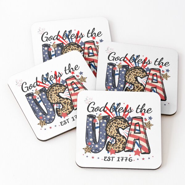 Item preview, God Bless The USA EST 1776 designed and sold by ZenfiniteDesign.