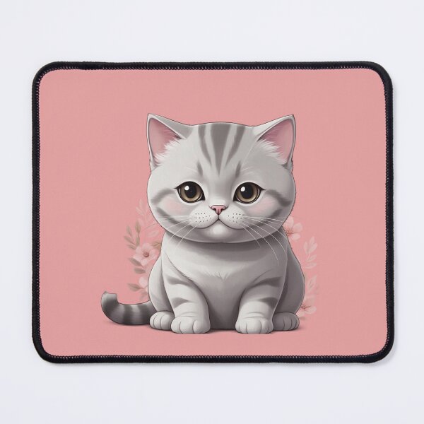 Item preview, Cute little kitten in pastel colors and flowers. designed and sold by NewtBoo.