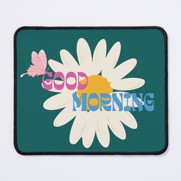 Item preview, Retro Daisy Good Morning Butterfly Graphic designed and sold by SeJaa.