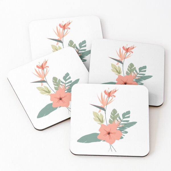 Item preview, Elegant Tropical Floral Bouquet Illustration designed and sold by Luna-Flow.