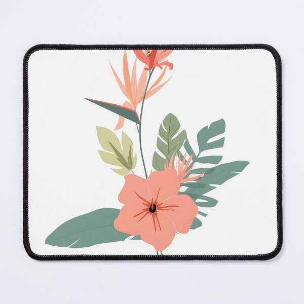 Item preview, Elegant Tropical Floral Bouquet Illustration designed and sold by Luna-Flow.