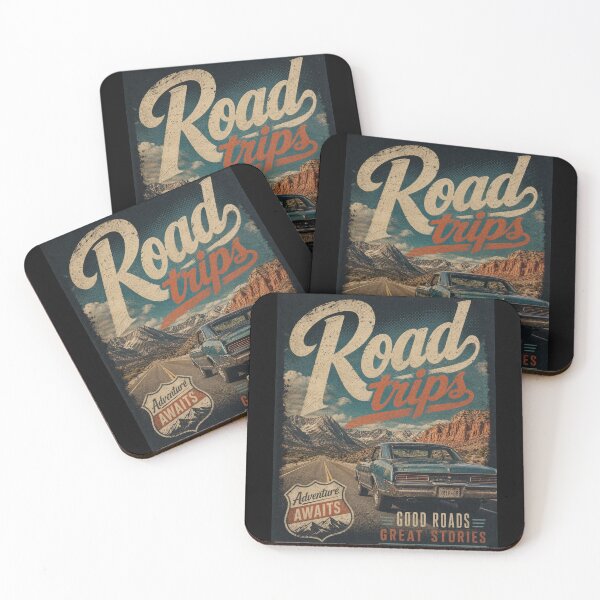 Item preview, Road Trips – Vintage Distressed Typography Graphic designed and sold by Jandedan.