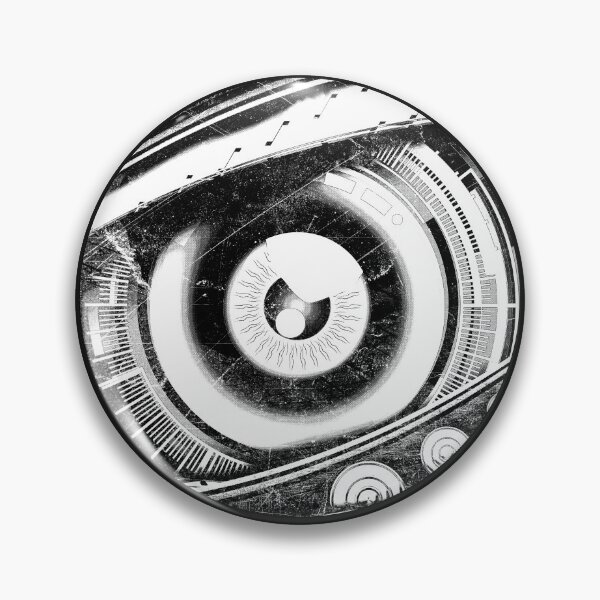 Item preview, Cybernetic Mechanical Eye Dark Android Surveillance Science Fiction Art designed and sold by Ghoul Enterprises.