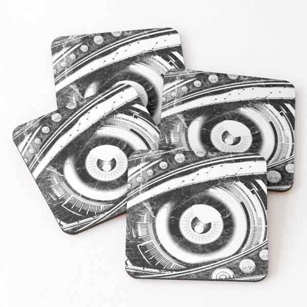 Item preview, Cybernetic Mechanical Eye Dark Android Surveillance Science Fiction Art designed and sold by Ghoul Enterprises.