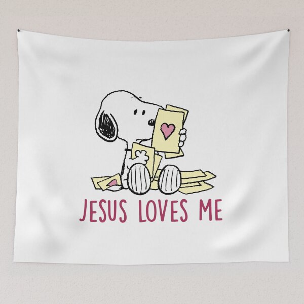 Item preview, Jesus Loves Me Cute Puppy Letter Love Faith Christian Classic T-Shirt designed and sold by ZWITABLDIYA.