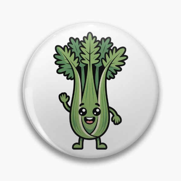 Item preview, Cute Happy Celery Stalk Cartoon designed and sold by LukaRealm.