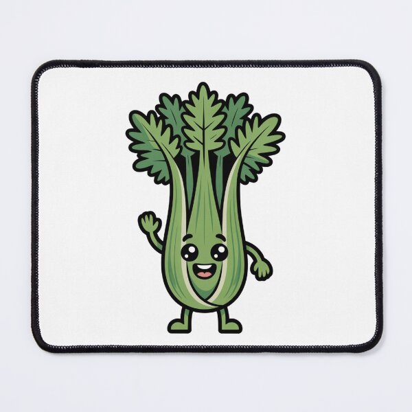 Item preview, Cute Happy Celery Stalk Cartoon designed and sold by LukaRealm.