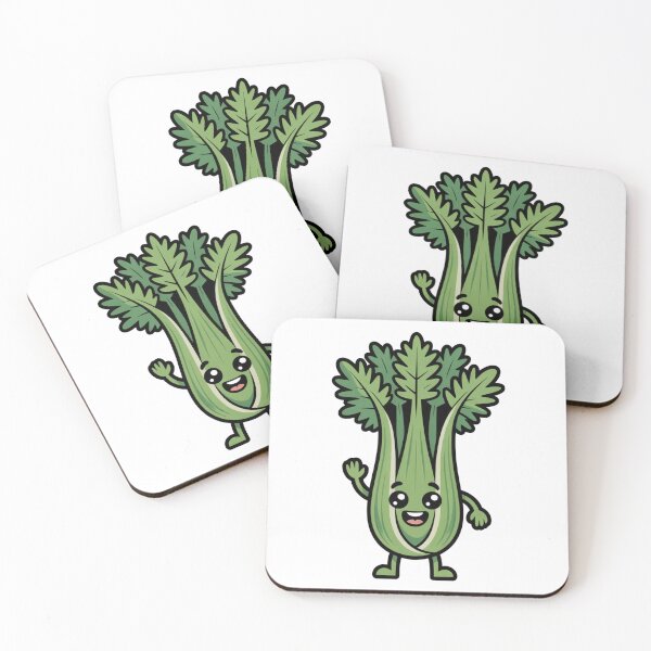 Item preview, Cute Happy Celery Stalk Cartoon designed and sold by LukaRealm.