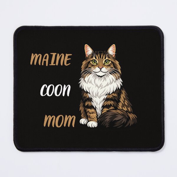 Item preview, Maine Coon Mom – Cute Maine Coon Cat Sticker Design designed and sold by Tadeusz1.
