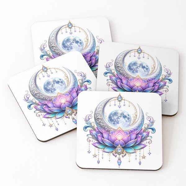 Item preview, Lunar Lotus Crescent designed and sold by syotos-ai.