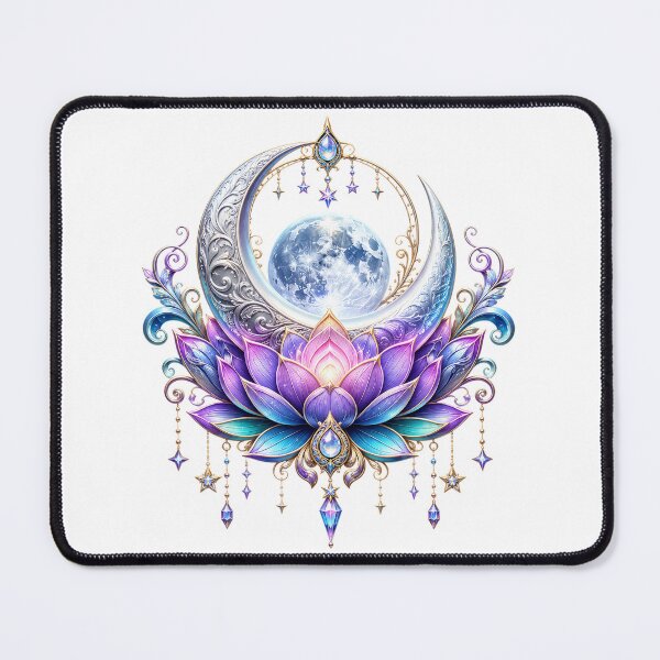 Item preview, Lunar Lotus Crescent designed and sold by syotos-ai.