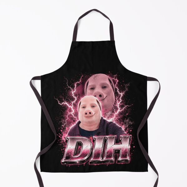 Item preview, Funny Dih Pig Face Humor Brainrot Meme Graphic Bootleg designed and sold by Kitkin.