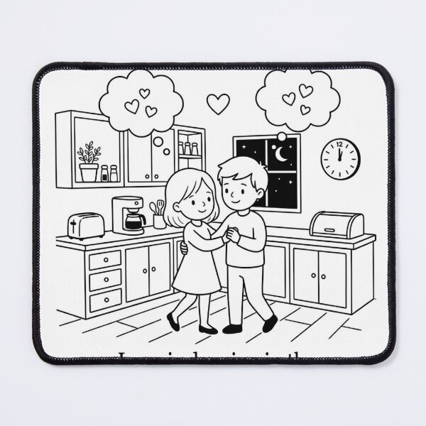 Item preview, Love Is Dancing In The Kitchen At Midnight designed and sold by mtltpz.