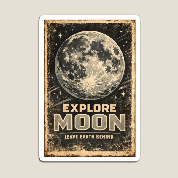 Item preview, Explore to Moon  designed and sold by Misterplankton.