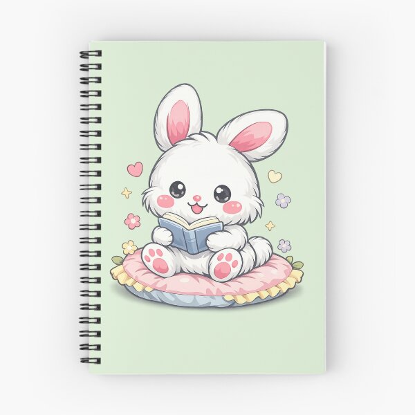 Item preview, happy rabbit baby with reading a book designed and sold by Uni-Fashion.