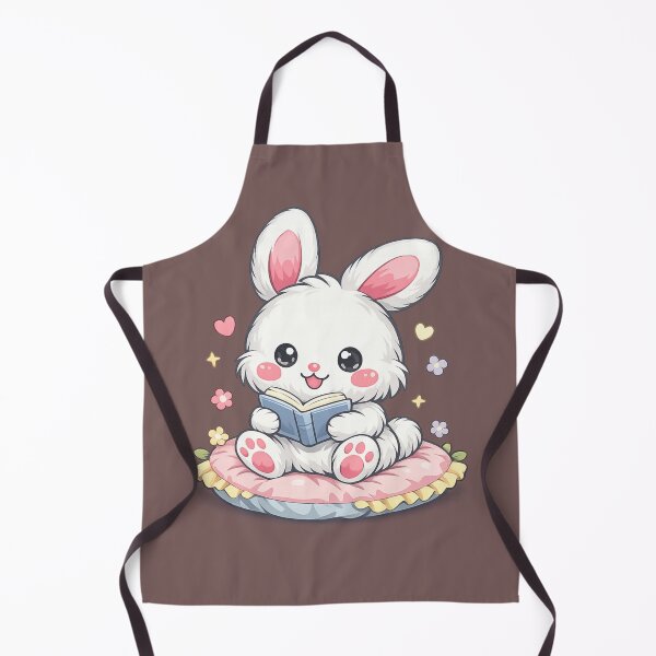 Item preview, happy rabbit baby with reading a book designed and sold by Uni-Fashion.