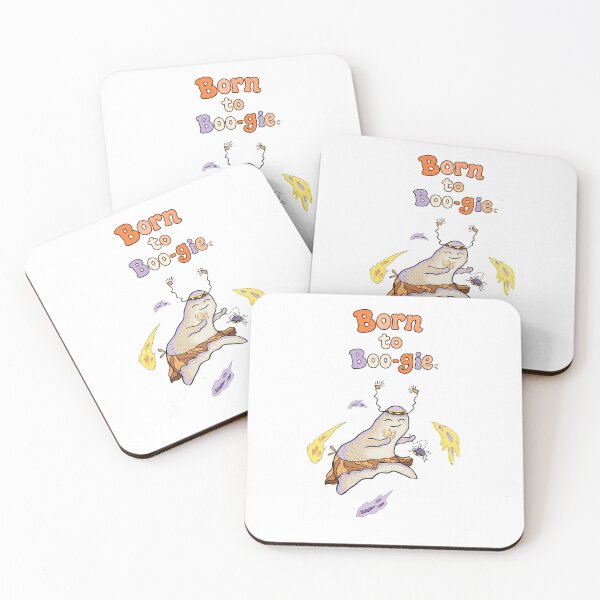 Item preview, Born to Boo-gie Halloween Ghost Illustration designed and sold by FaliushART.