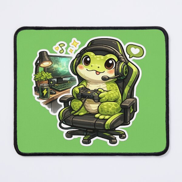 Item preview, Cozy Frog Gamer designed and sold by Safe Haven Pets.