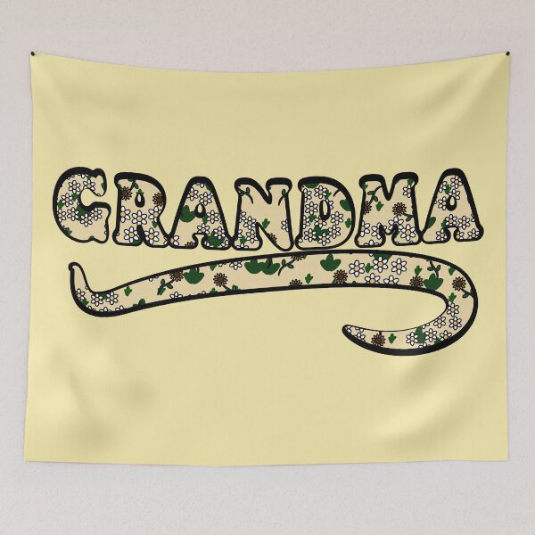 Item preview, Vintage Retro Grandma Floral Aesthetic Cute Grandmother designed and sold by ThiagoSDantas.