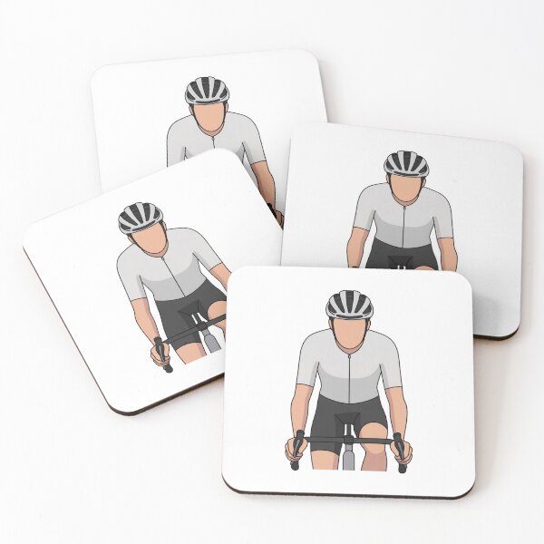 Item preview, Minimalist Road Cyclist Illustration designed and sold by LukaRealm.