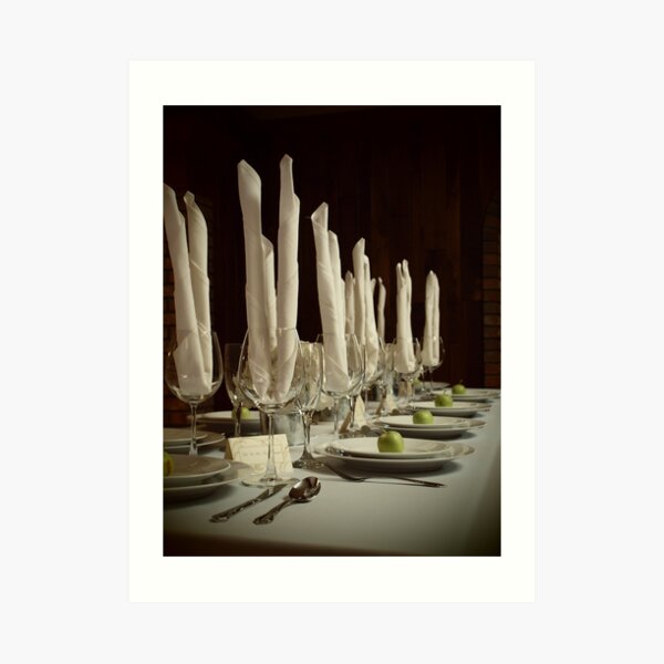 Wedding Setting 1 Art Print