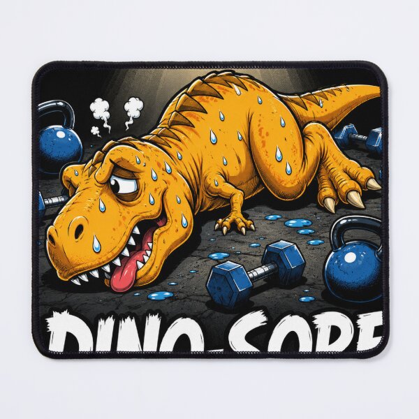 Item preview, Dino-Sore Funny T Rex Gym Comic Design designed and sold by Nano-Threads.