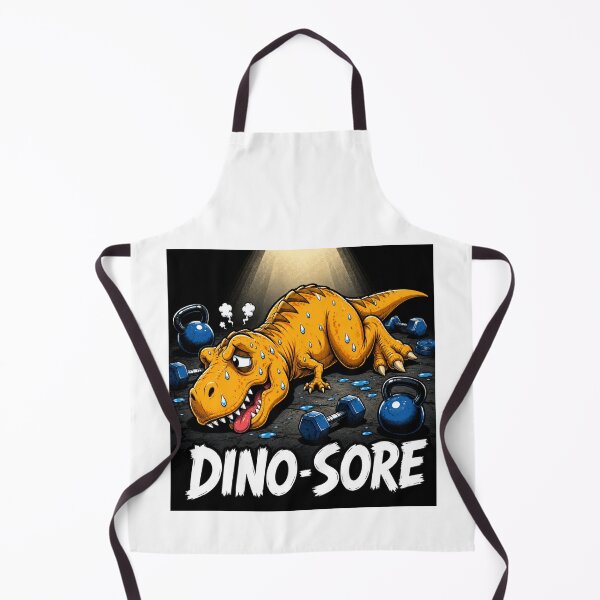 Item preview, Dino-Sore Funny T Rex Gym Comic Design designed and sold by Nano-Threads.