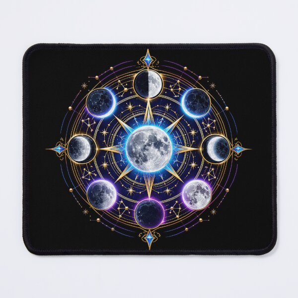 Item preview, Moon Phase Cosmic Compass designed and sold by syotos-ai.
