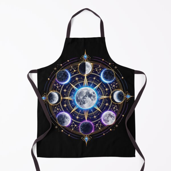 Item preview, Moon Phase Cosmic Compass designed and sold by syotos-ai.