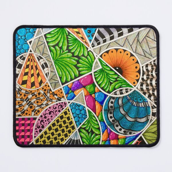 Item preview, Zen tangle abstract  designed and sold by Fred  Terpe.