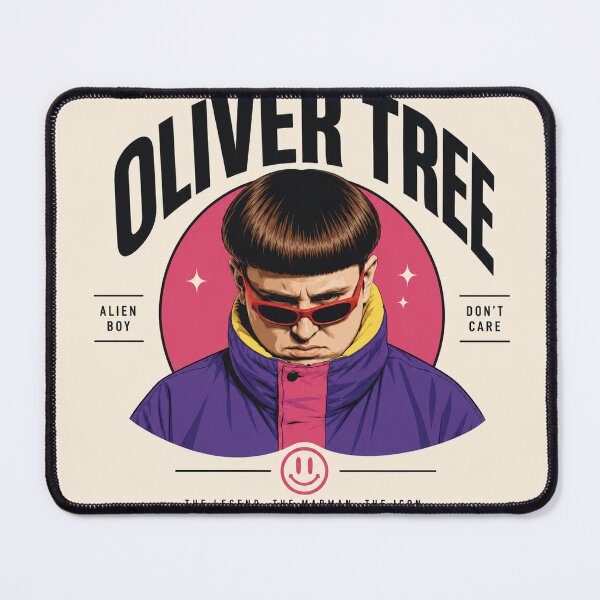 Item preview, Oliver Tree Retro Vector Emblem - Alien Boy Streetwear Graphic designed and sold by VYBEHAUS.