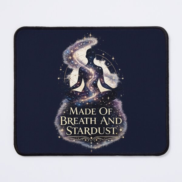 Item preview, Made Of Breath And Stardust – Cosmic Mindfulness Galaxy Art designed and sold by warlistop.