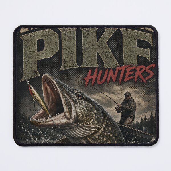 Item preview, Monster Pike Hunters – Vintage Distressed Fishing Typography designed and sold by Jandedan.