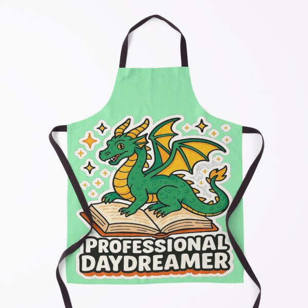 Item preview, Professional Daydreamer Fantasy Dragon Book Lover Design designed and sold by BookedAndDesign.