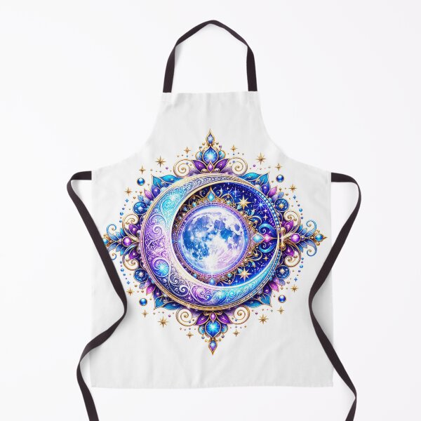 Item preview, Ornate Crescent Full Moon designed and sold by syotos-ai.