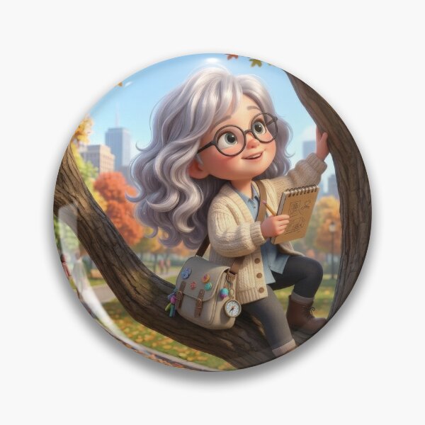 Item preview, Cute Girl Sketching In Tree designed and sold by Azurart2.