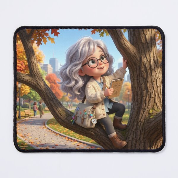 Item preview, Cute Girl Sketching In Tree designed and sold by Azurart2.