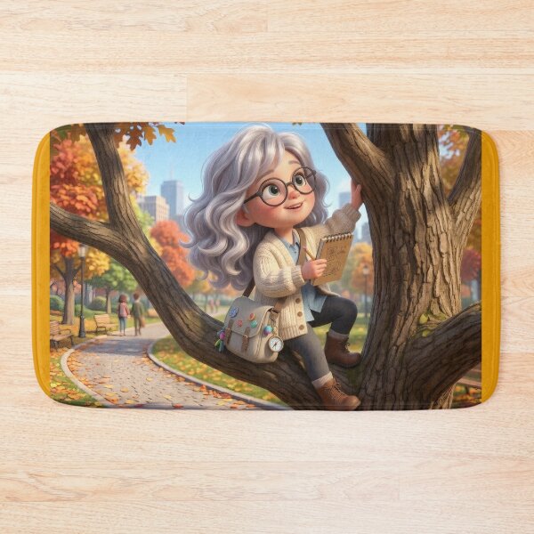 Item preview, Cute Girl Sketching In Tree designed and sold by Azurart2.