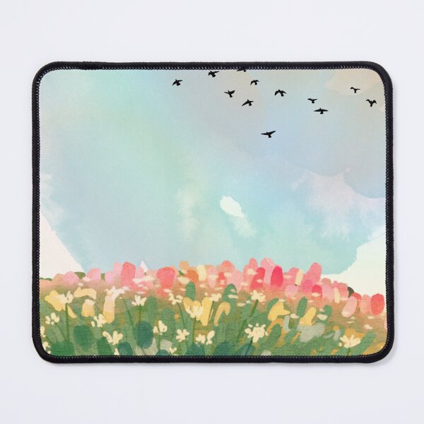 Item preview, Sunset Meadow Bird Flight designed and sold by UllassaStore.