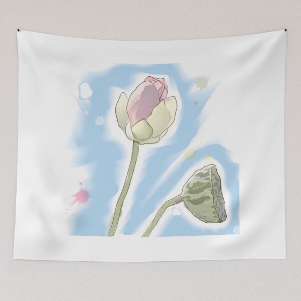 Item preview, Waterlily Digital Watercolor Painting designed and sold by drfriedman1976.